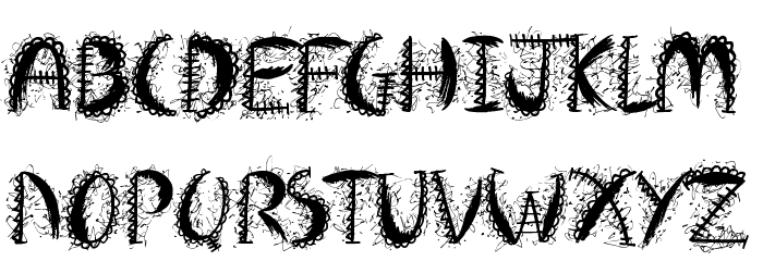 Crazy Weekend Font LOWERCASE