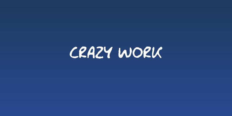 Crazy Work Social Header