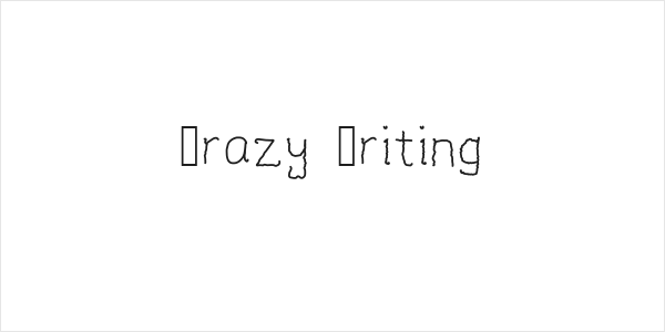 Crazy Writing Logo