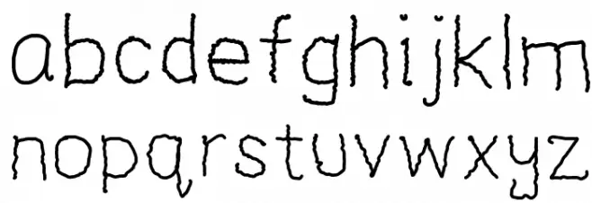 Crazy Writing Шрифта строчной