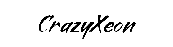 Crazy Xeon  Frei Schriftart Herunterladen