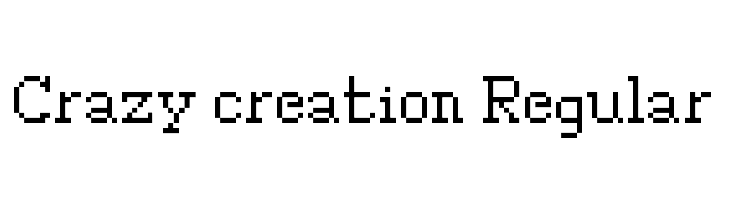 Crazy creation Regular  les polices de caractères gratuit tlcharger