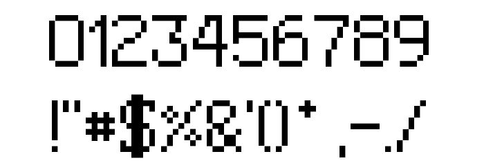Crazy creation Regular Font OTHER CHARS