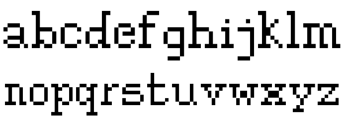 Crazy creation Regular Font LOWERCASE