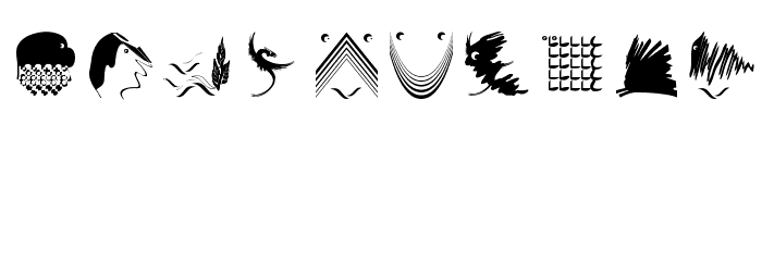 CrazyBeings Font OTHER CHARS