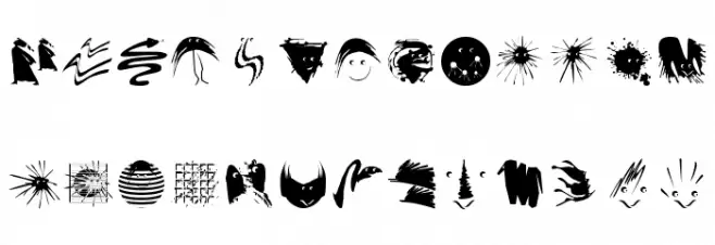 CrazyBeings Font Litere mari