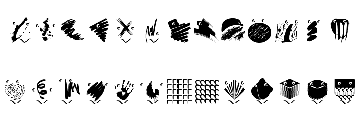 CrazyBeings Font LOWERCASE