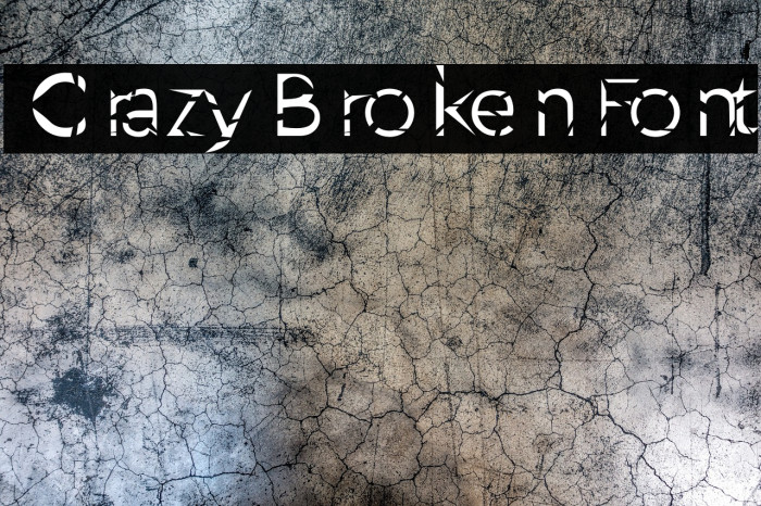 CrazyBrokenFont Example 1