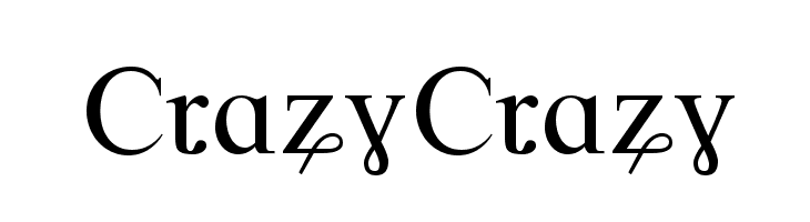 CrazyCrazy  नि: शुल्क फ़ॉन्ट्स डाउनलोड