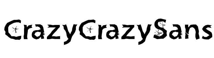 CrazyCrazySans  フリーフォントのダウンロード