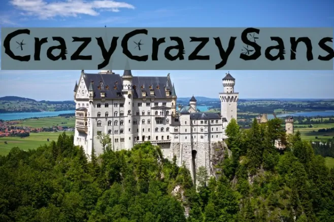 CrazyCrazySans Example 1