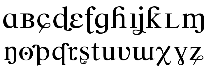 CrazyCrazy Font LOWERCASE