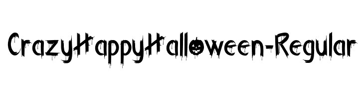 CrazyHappyHalloween-Regular  les polices de caractères gratuit tlcharger