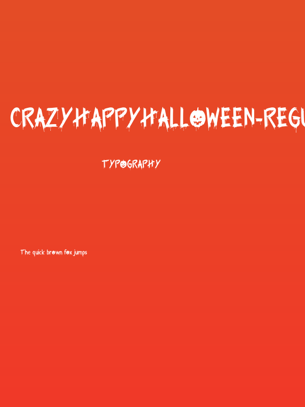CrazyHappyHalloween-Regular Poster