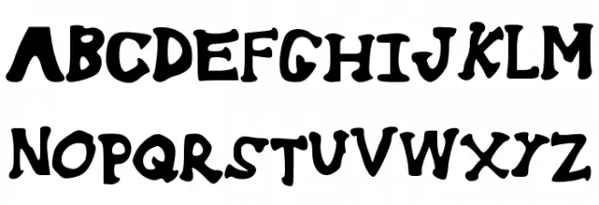 CrazySillyJumpingSerif Fonte MAIÚSCULAS