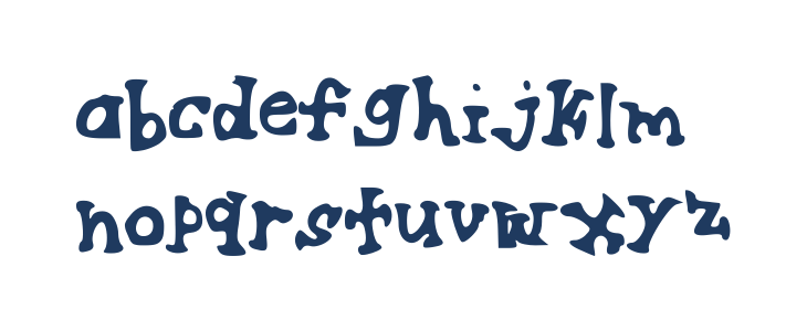 CrazySillyJumpingSerif Lowercase