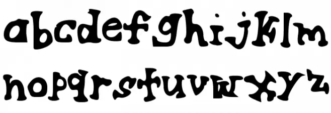 CrazySillyJumpingSerif फ़ॉन्ट लोअरकेस