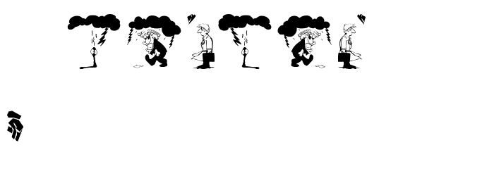 CrazyWeather Font OTHER CHARS