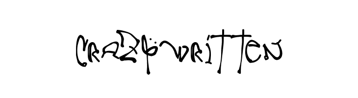 CrazyWritten फ़ॉन्ट