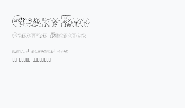 CrazyZoo Business Card