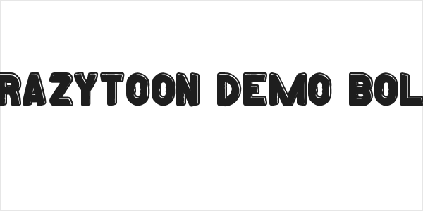 Crazytoon Demo Bold Logo