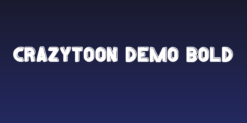 Crazytoon Demo Bold Social Header