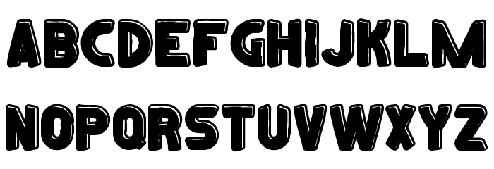 Crazytoon Demo Bold Font LOWERCASE