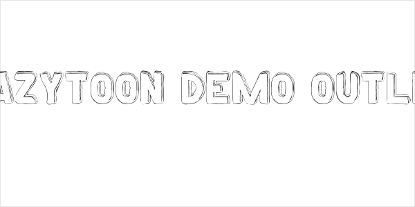 Crazytoon Demo Outline Logo