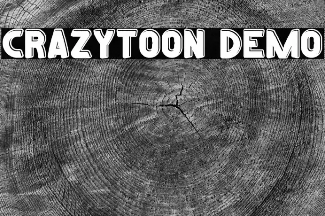 Crazytoon Demo Font examples