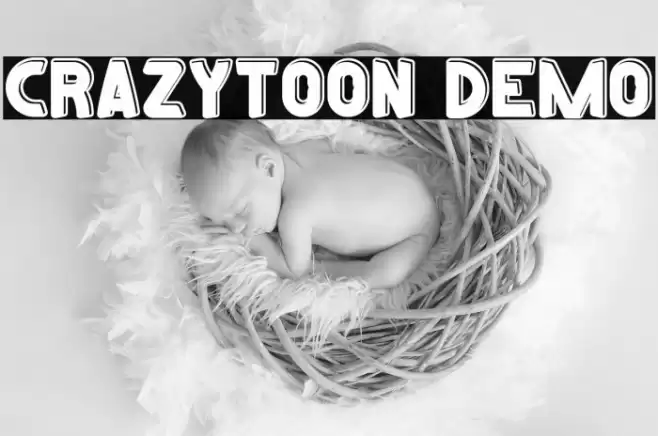 Crazytoon Demo Font examples