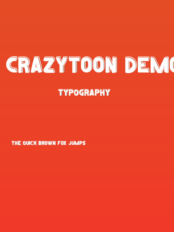Crazytoon Demo Poster