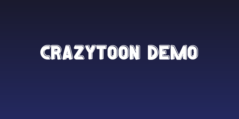 Crazytoon Demo Social Header