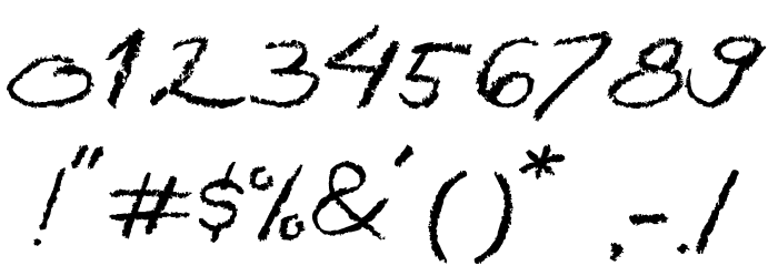 Crazzon Font OTHER CHARS