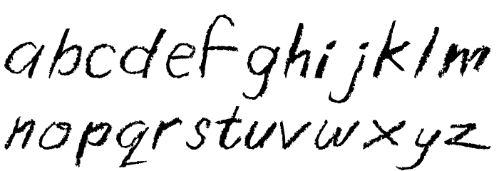 Crazzon Font LOWERCASE