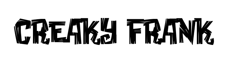 Creaky Frank  font caratteri gratis