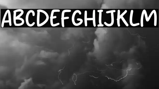 Cream Bake Font examples