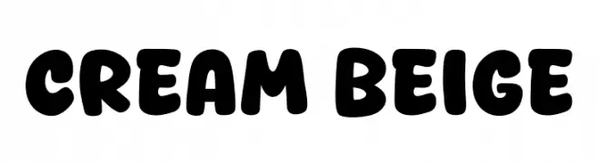 Cream Beige  font caratteri gratis