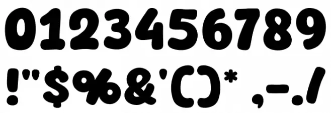 Cream Beige Font OTHER CHARS