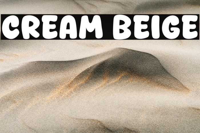 Cream Beige Example 3