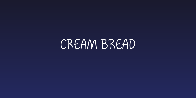 Cream Bread Social Header