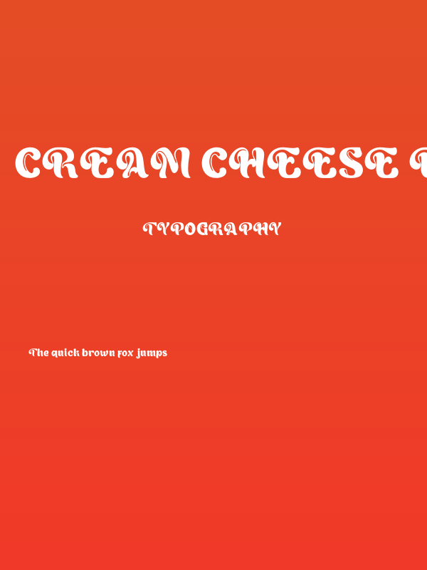 Cream Cheese Demo Poster