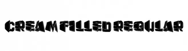 Cream Filled Regular  font caratteri gratis