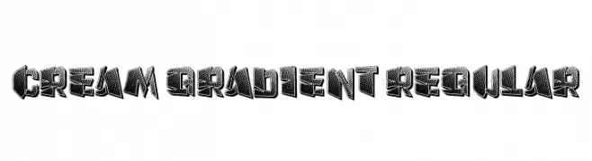 Cream Gradient Regular  font caratteri gratis