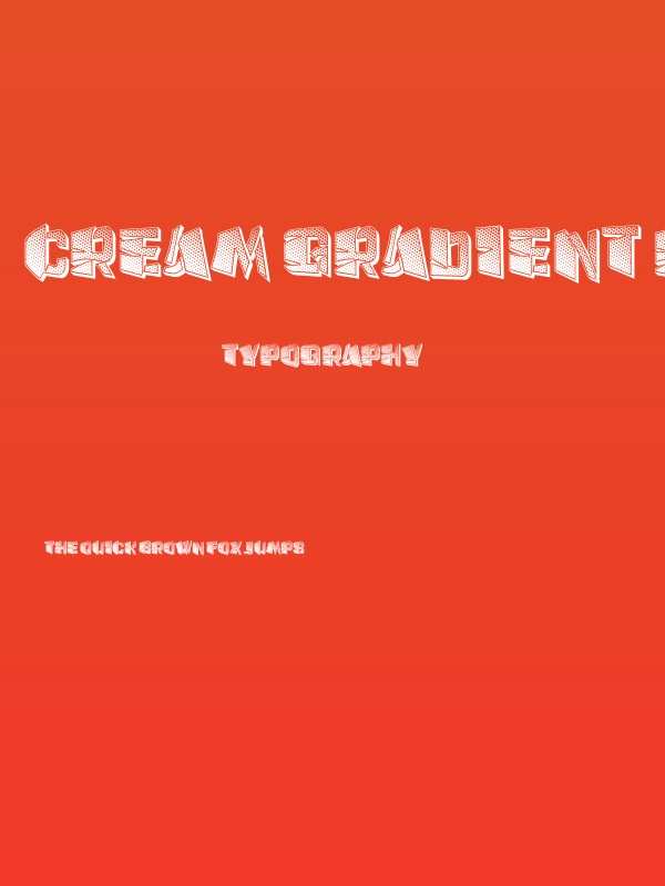 Cream Gradient Regular Poster