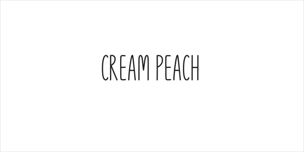 Cream Peach Logo