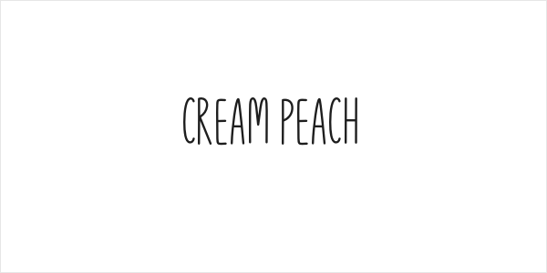Cream Peach Logo