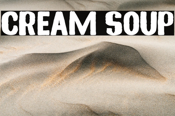 Cream Soup Example 1