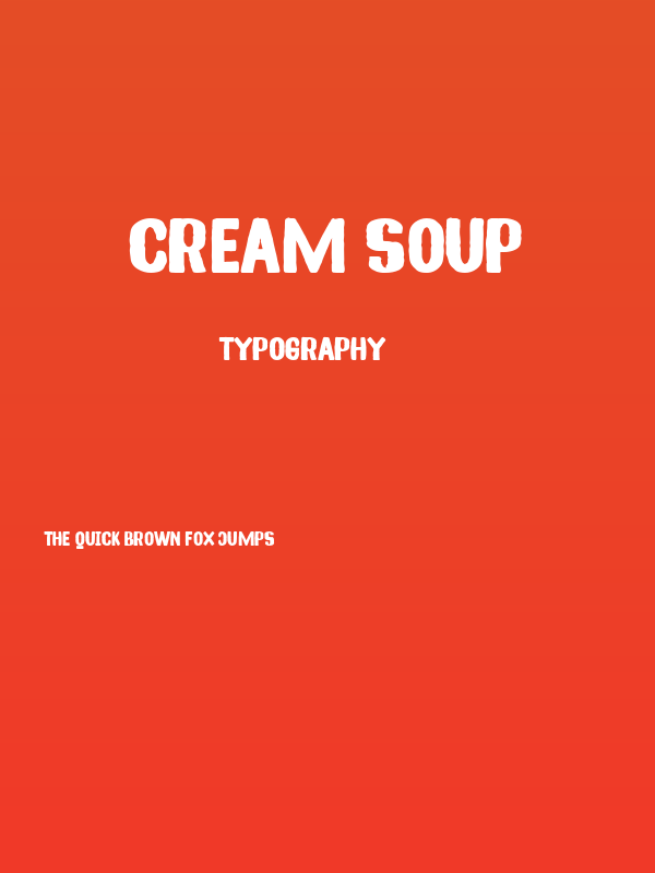 Cream Soup Poster
