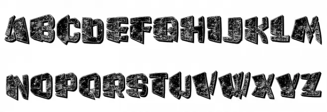 Cream Splashed Regular Font Litere mari