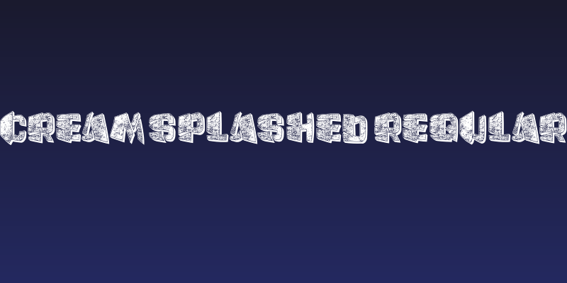 Cream Splashed Regular Social Header
